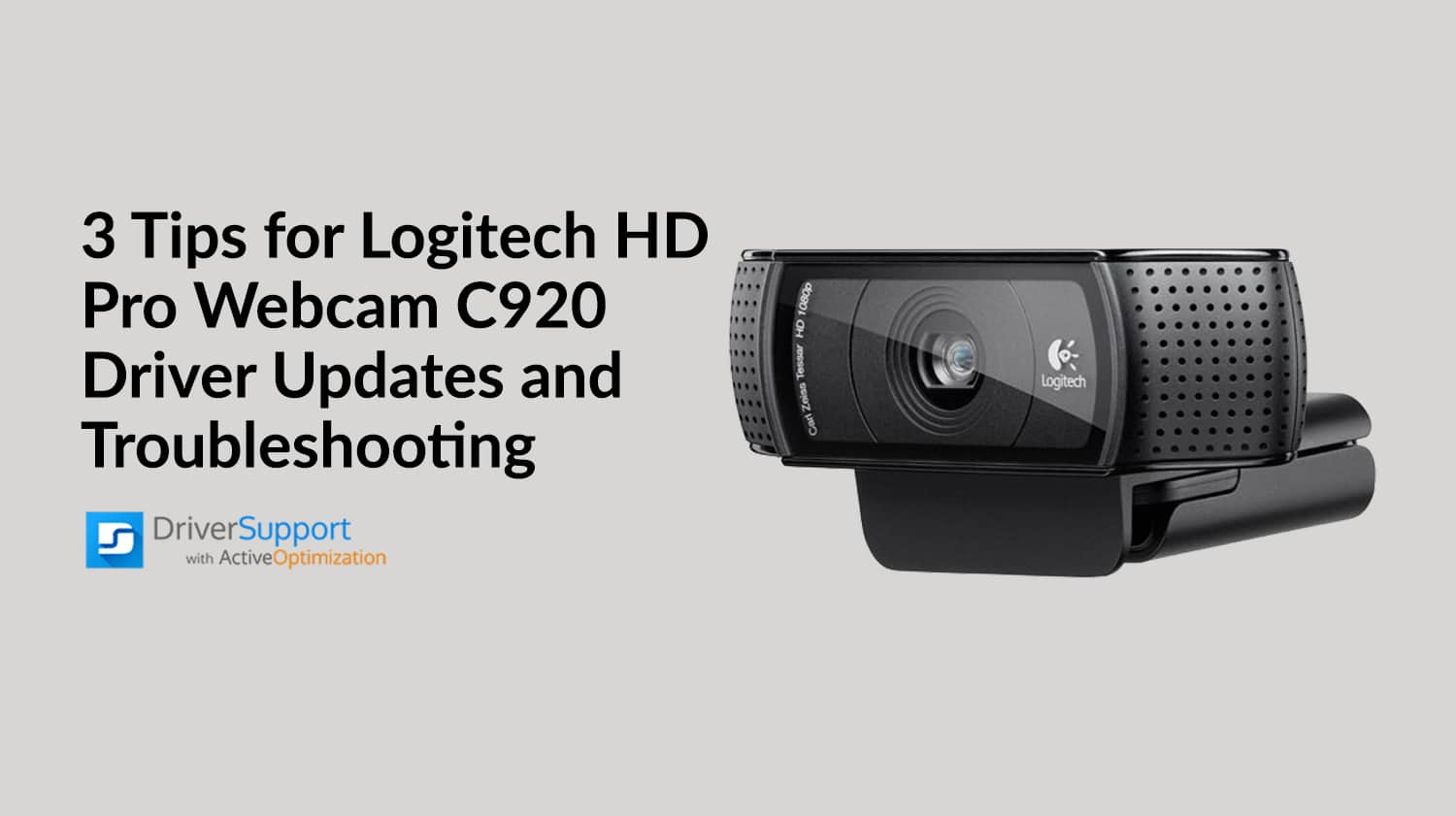 Logitech HD Pro Webcam C920 Working Driver