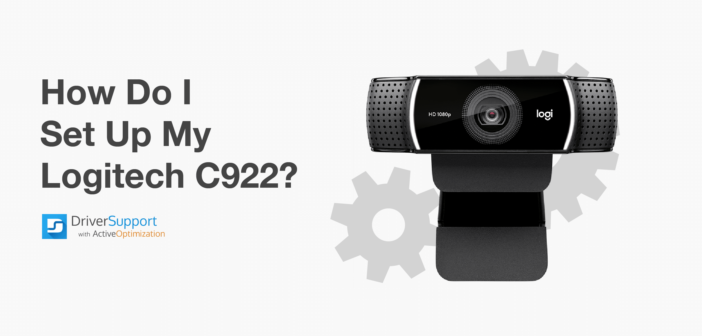 Logitech C922 Pro Stream Webcam, 1080p HD Streaming